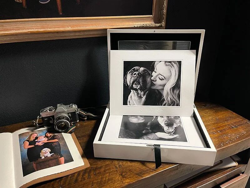 Archival portrait box collection